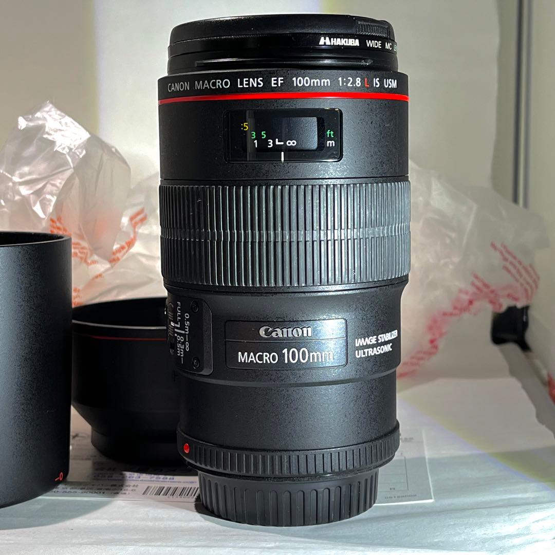 美品EF 100mm f/2.8L Macro IS USM キヤノン　即日発送