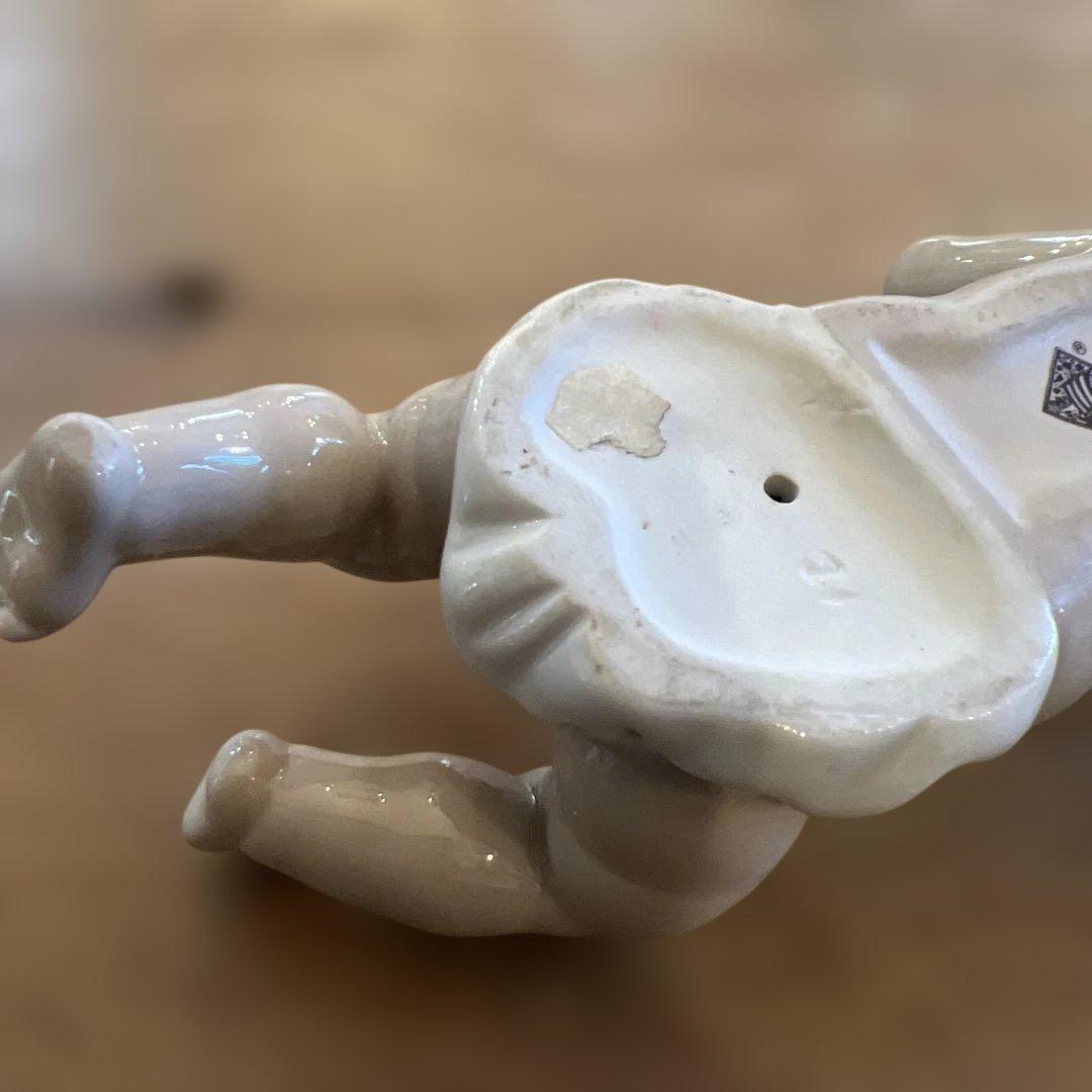 ヨーロッパビンテージゼファースペイン社陶器赤ちゃん人形 おしゃぶり付き