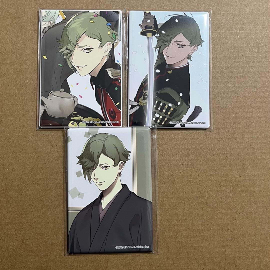 鶯丸　スクエア缶バッジ