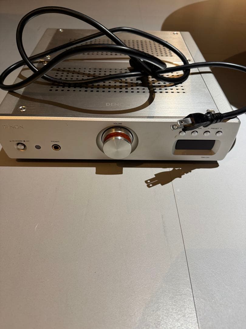 DENON プリアンプ シルバー PMA-CX3 リモコンなし