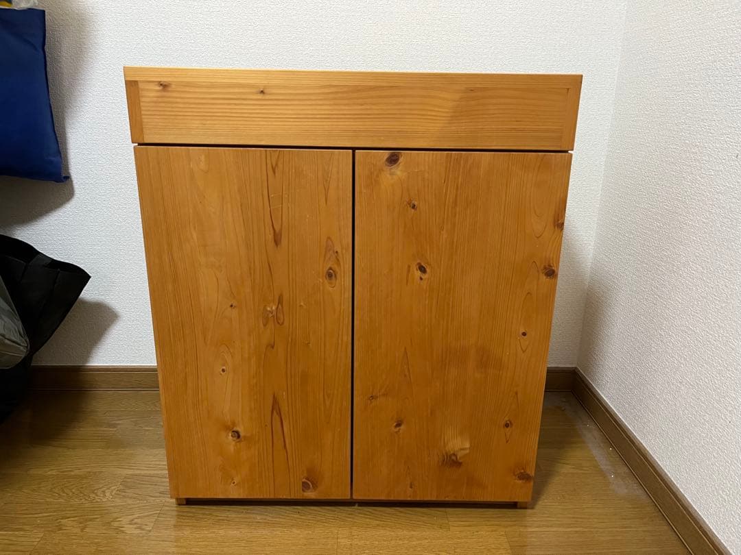 Cube a stump wood ヒノキ水槽台(60×30mm用)