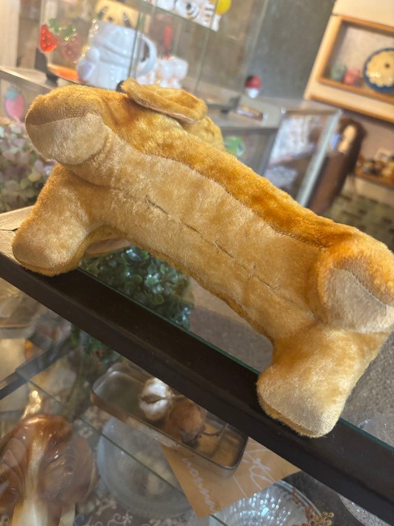 シュタイフ　犬　ぬいぐるみ　当時物　アンティーク　ヴィンテージ　ダックスフント