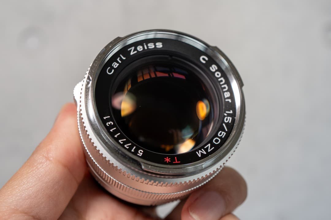 Carl Zeiss C Sonnar T* 50mm F1.5 ZM シルバー