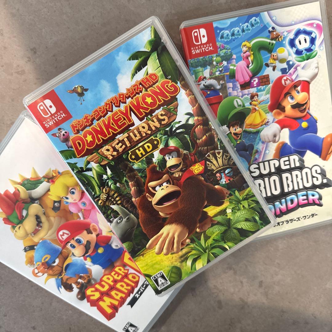 任天堂Switch カセット3点セット