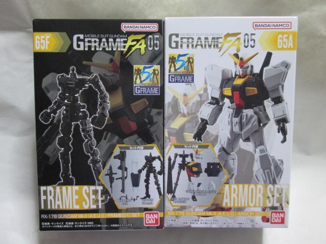 新品未開封　機動戦士ガンダム Gフレーム マイティーストライク セット