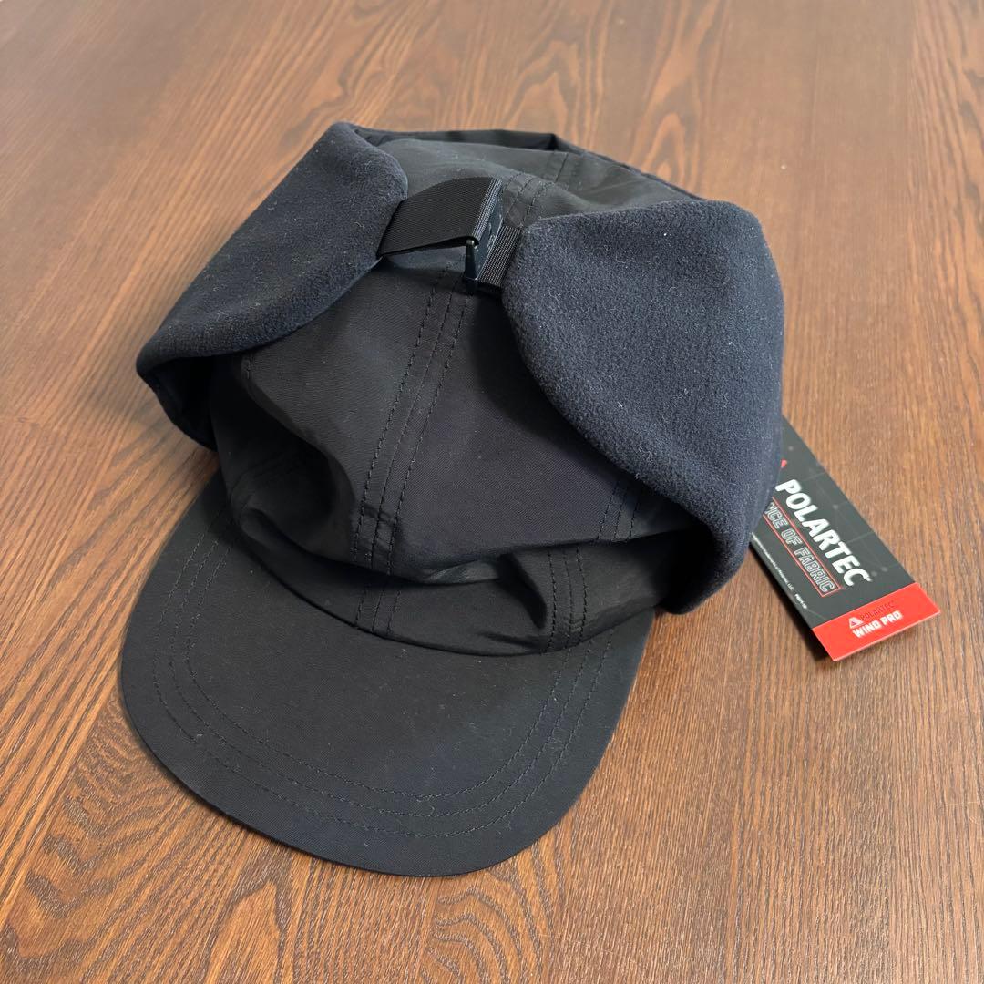 COMME des GARÇONS ブラックフラップキャップ