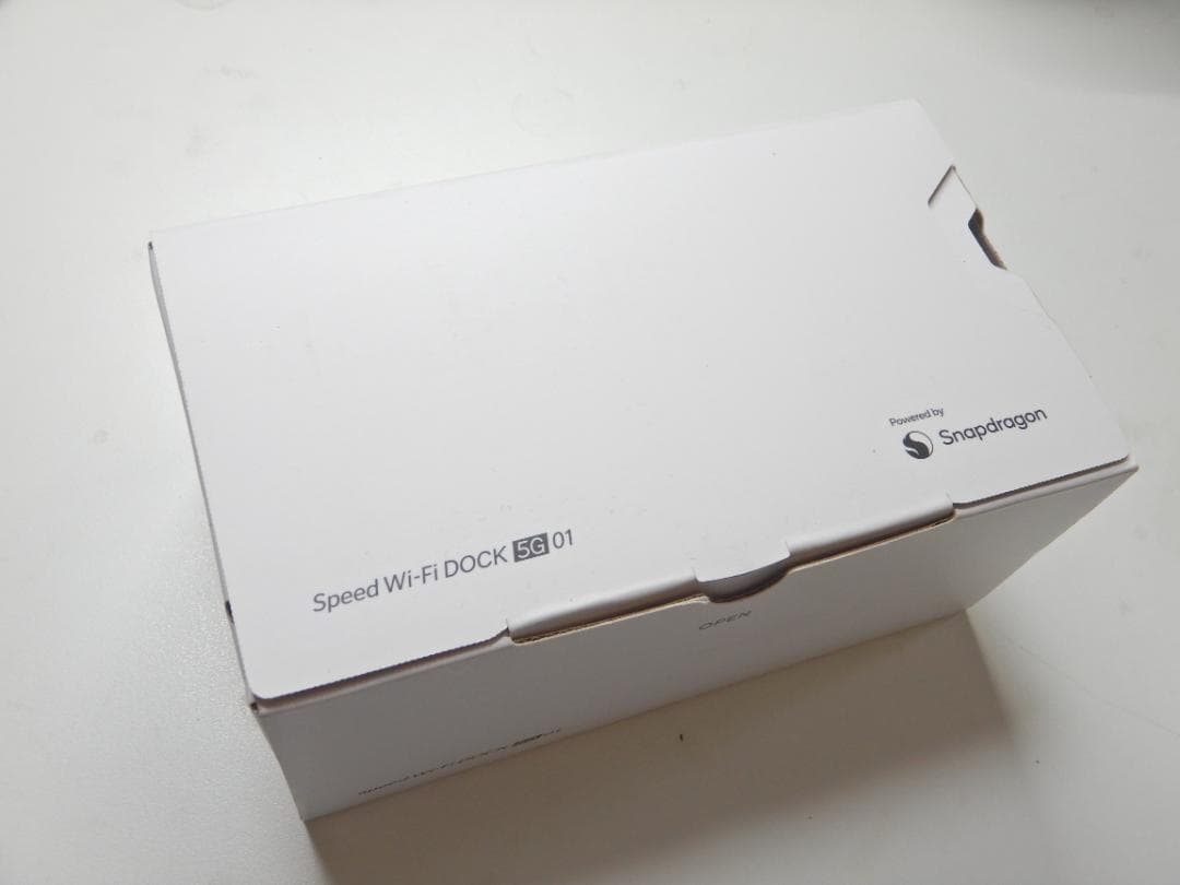 【未使用】Speed Wi-Fi DOCK 5G 01 モバイルルーター