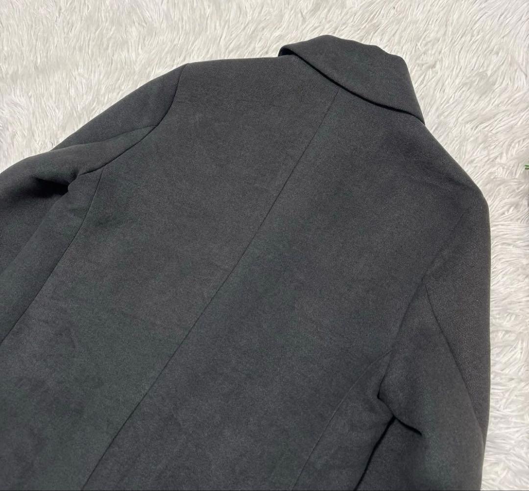 ジルサンダー ダブルブレスト ロングコート グレー　イタリヤ製 レディース 36