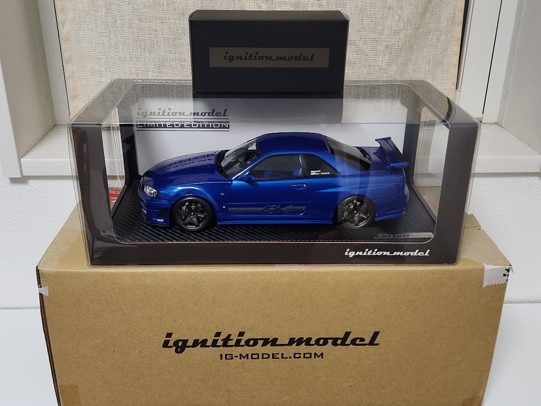 イグニッションモデル1/18TRUST.Greddy34RXエンジン付属