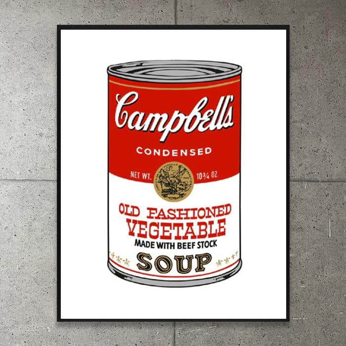 額装品/Campbells Soup/アンディウォーホル/ポスター/インテリア