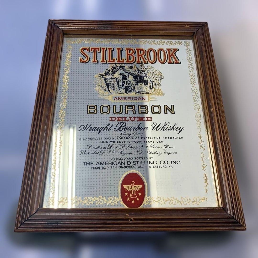 1960年代　STILLBROOK（スティルブルック）　アンティーク　パブミラー