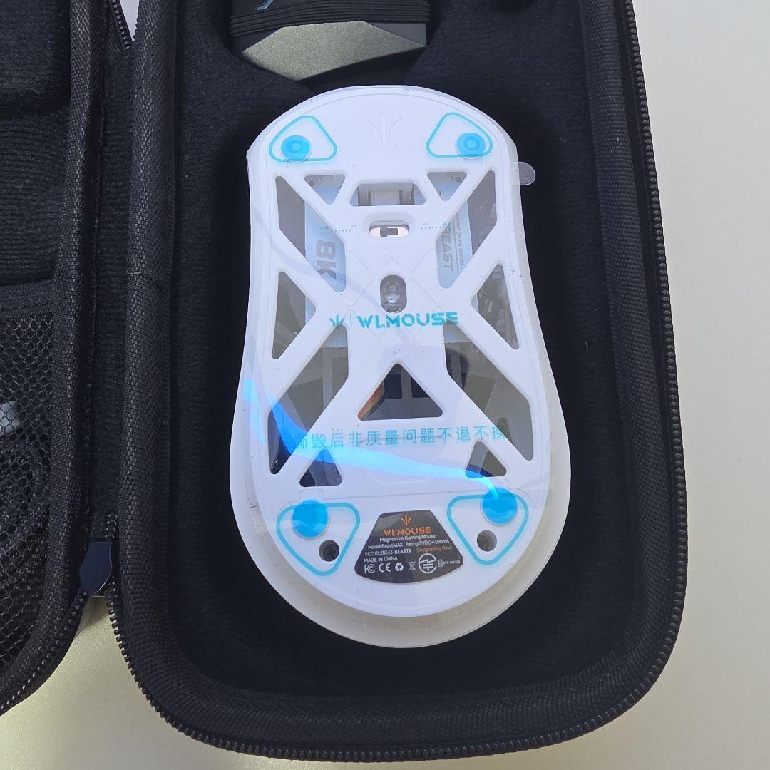 wlmouse beast x max milky white 穴なし 未使用品