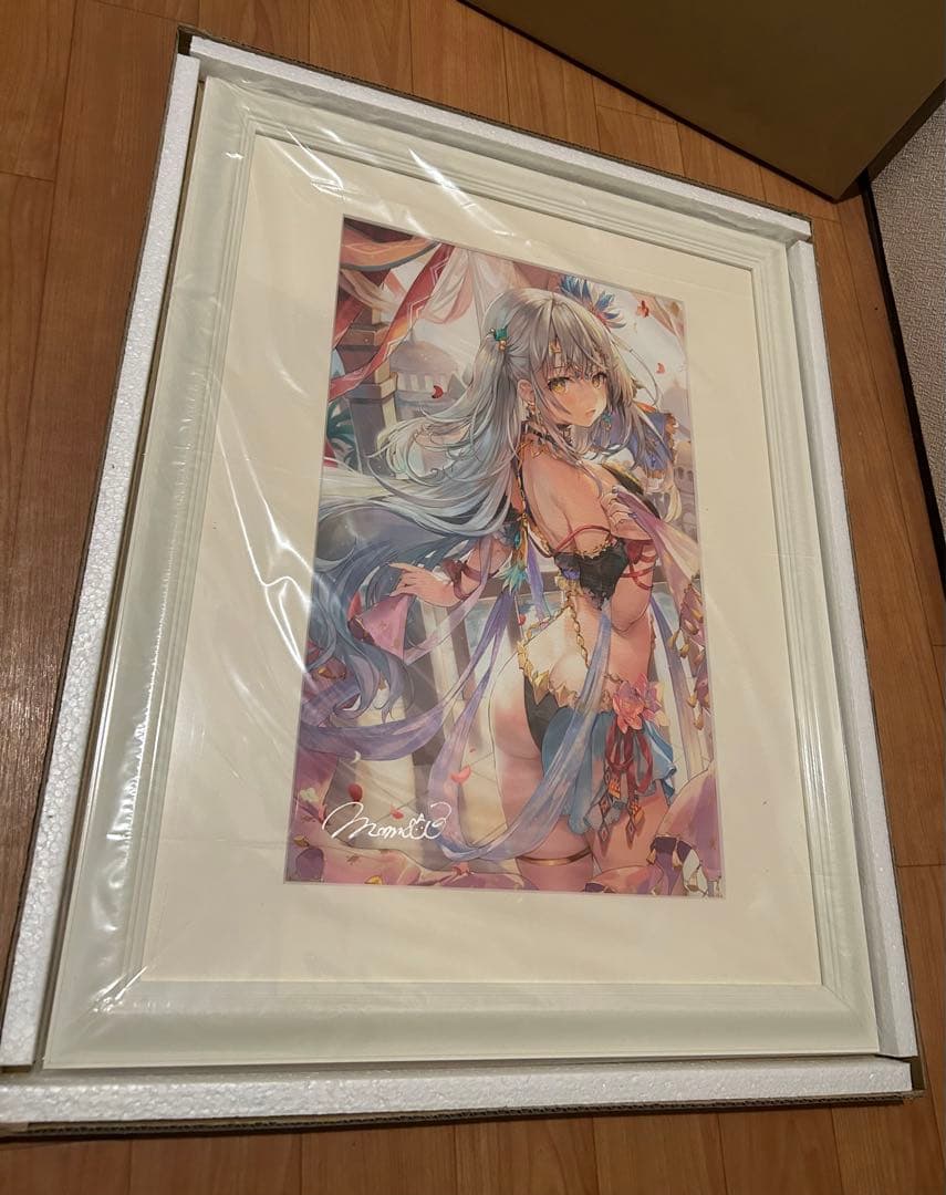 ももこ 直筆サイン入り額装A3複製原画 El Dorado さしみねこ屋