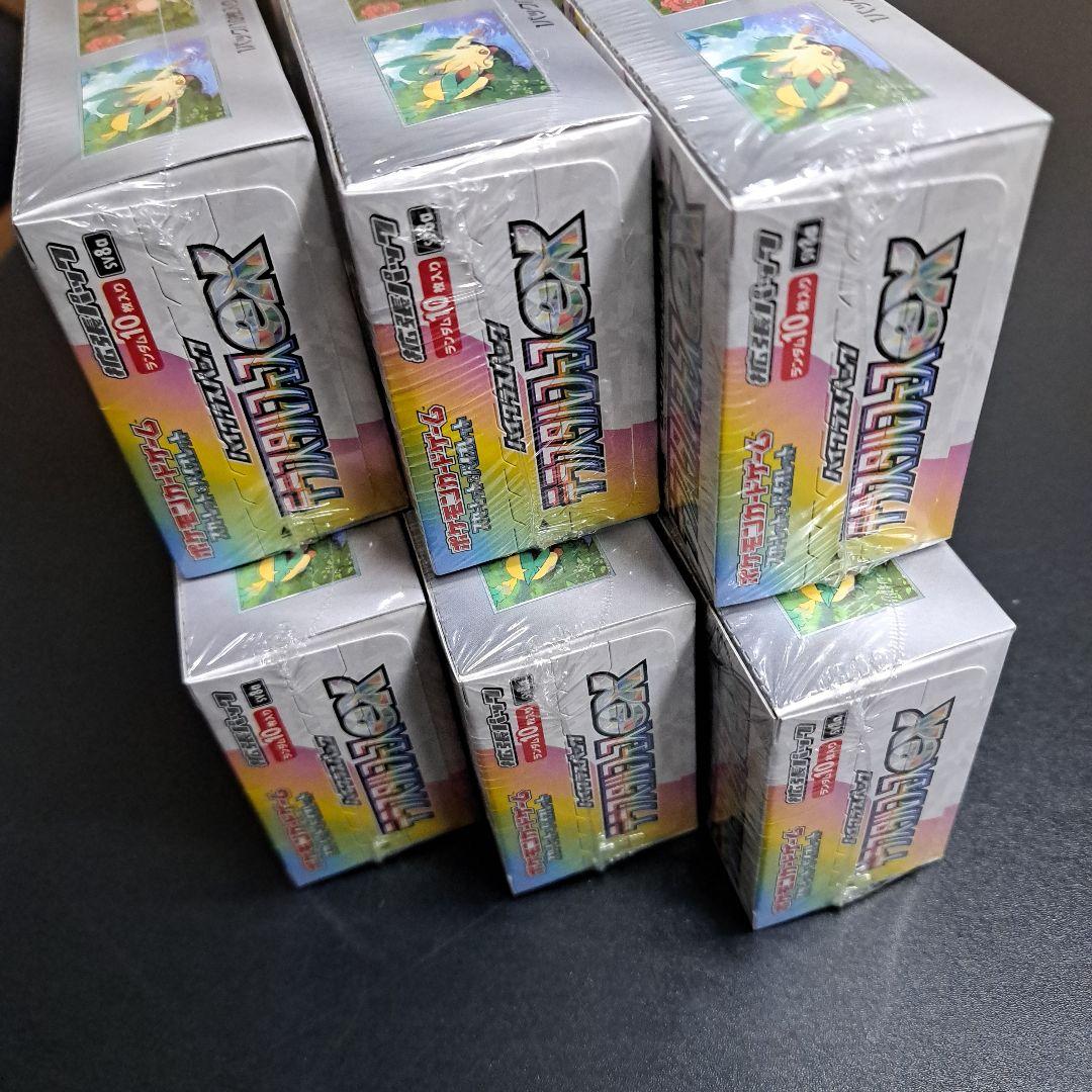 ポケモンカードゲーム テラスタルフェスex シュリンク　ベリベリ付き　6BOX