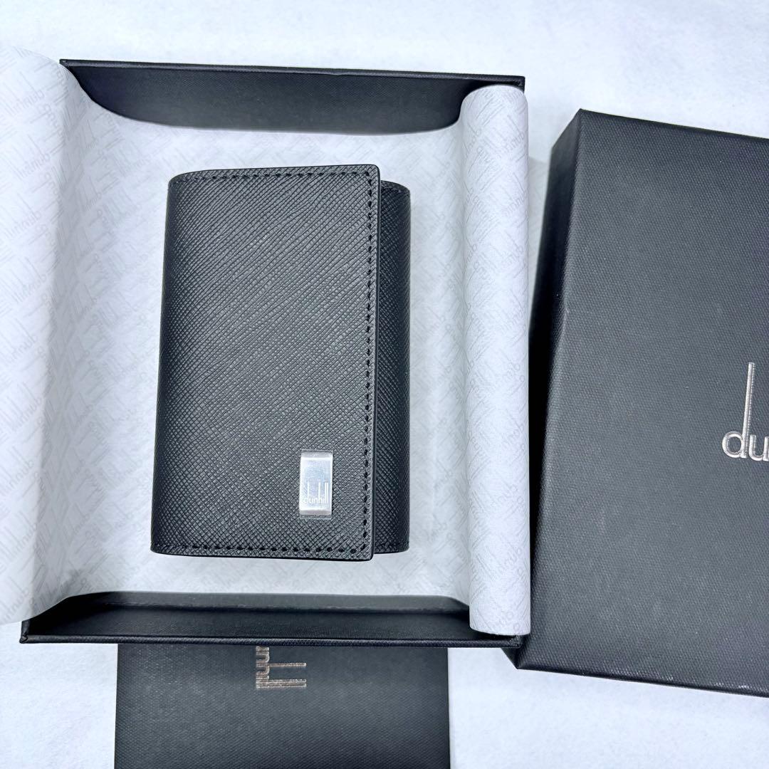 ✨新品（タグ・保証書）✨dunhill ダンヒル 6連キーケース 本革 ブラック