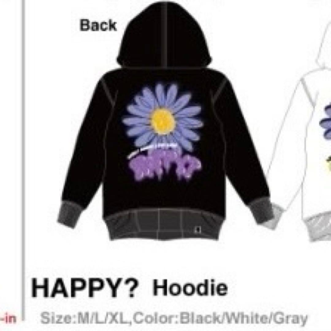 DISH// HAPPY パーカー ブラック M