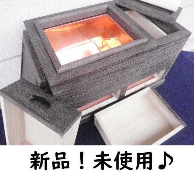 希少！◆送料無料◆新品 51巾 焼桐の豆火鉢 長火鉢 囲炉裏 (検/鉄瓶)