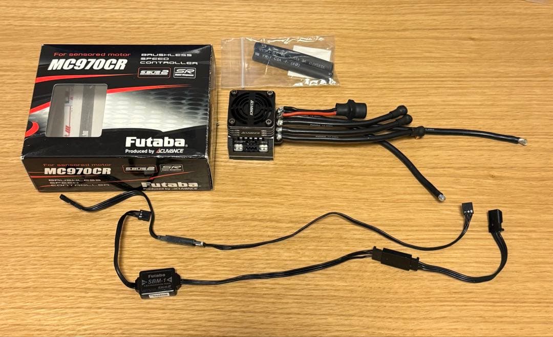 フタバ MC970CR ブラシレスモーター用ESC+ アキュバンス レイストーム