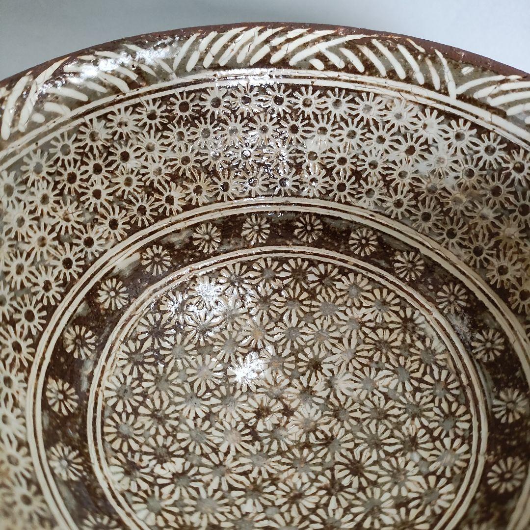 金田鹿男　三島手茶碗　李朝陶　松井康成