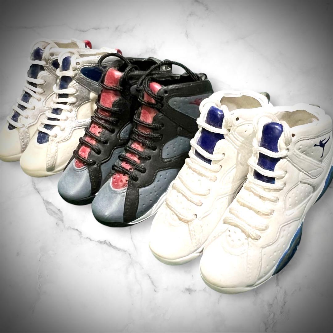 【NIKE】AIR JORDAN 7／3足set／フィギュア／ミニチュア