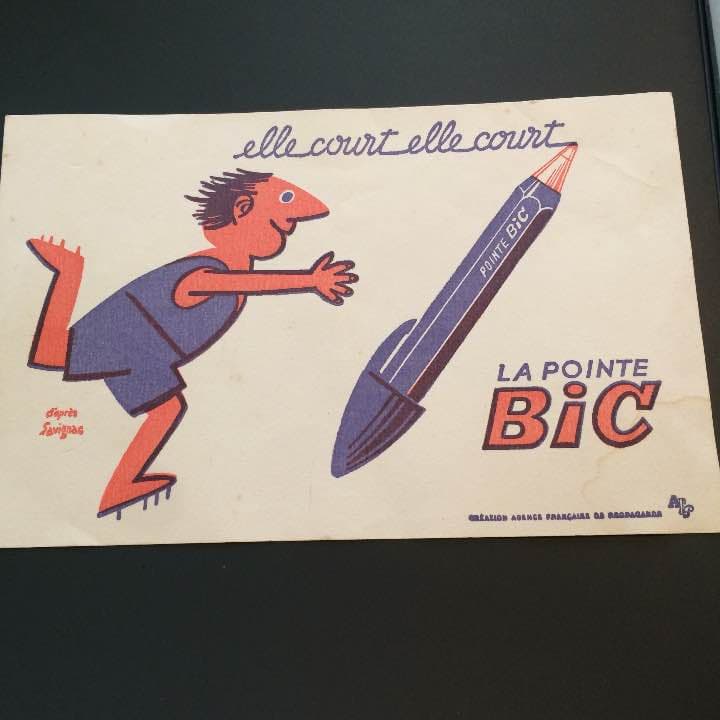 パリ 蚤の市 レイモン サヴィニャック ビュバー buvard 激レア