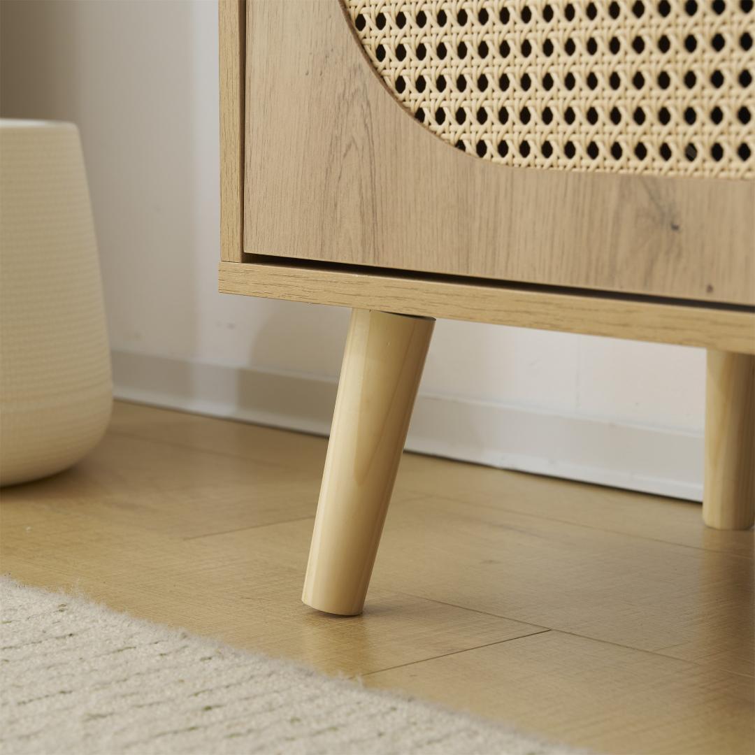 激安！キャビネット大容量 収納棚 リビング 収納 ローボード NATURAL