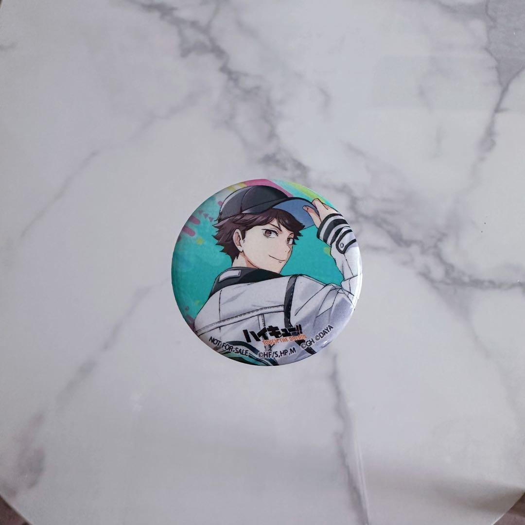 ハイキューファンパーク ハイドリ 及川徹 缶バッジ