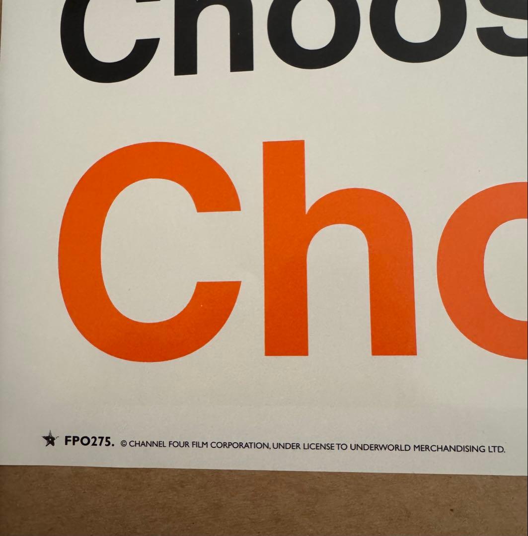 トレインスポッティング　ポスター　フレームは付属しません