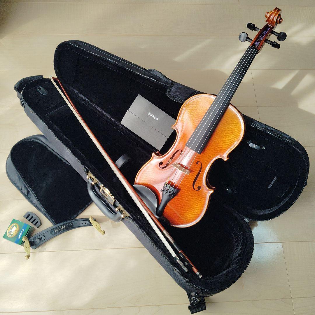 バイオリン 4/4 ハインリッヒギル 52 楽器選定書 奥村愛 弓 ケース付
