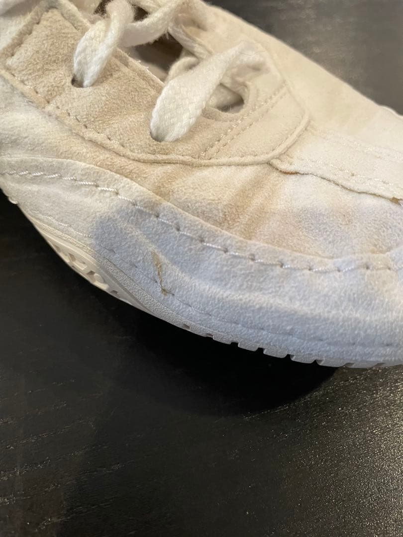 ASICS リングシューズ ホワイト/ゴールド