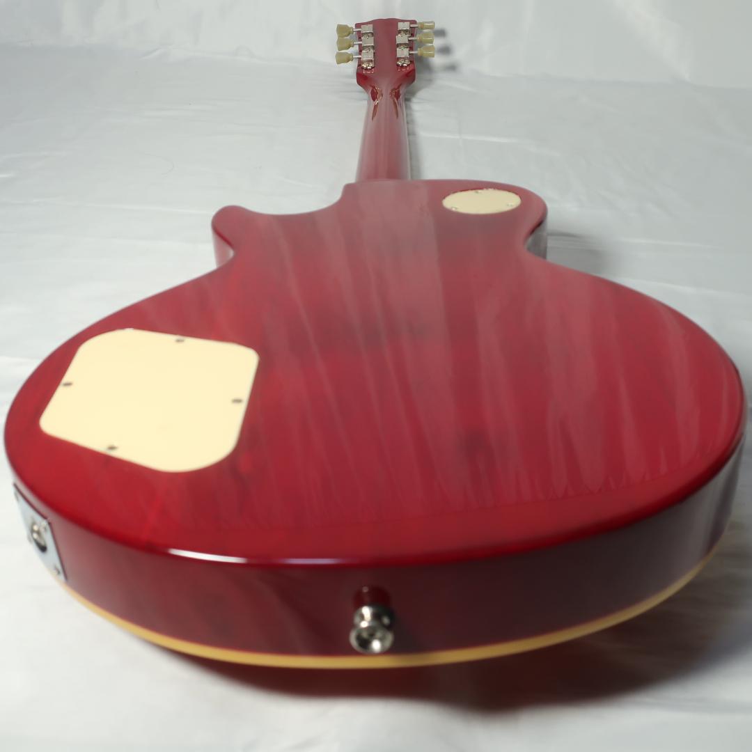 ケンケン用 美品JUNO レスポールタイプ エレキギター ケース付 セットネック