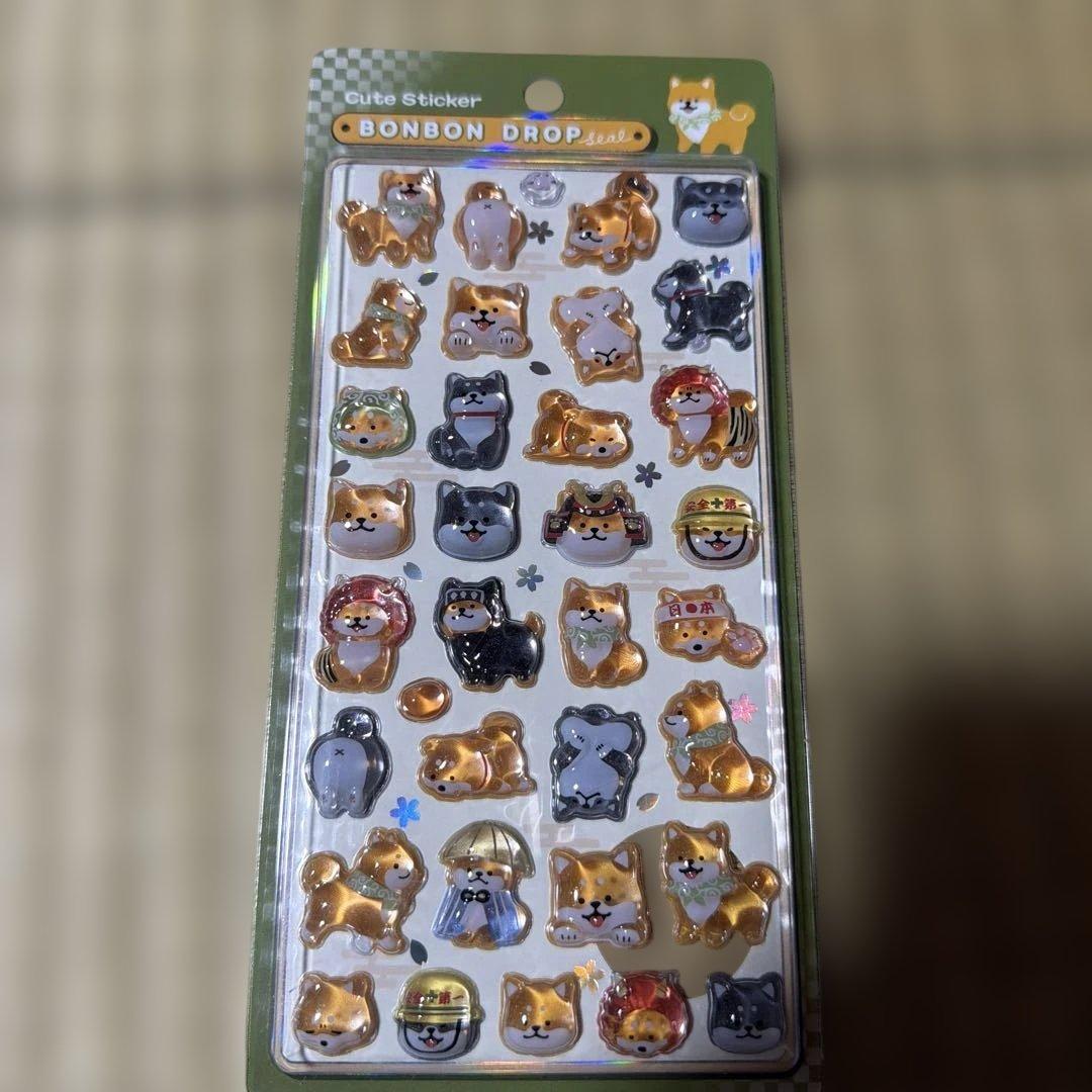 ボンボンドロップシール 和柄 9点セット