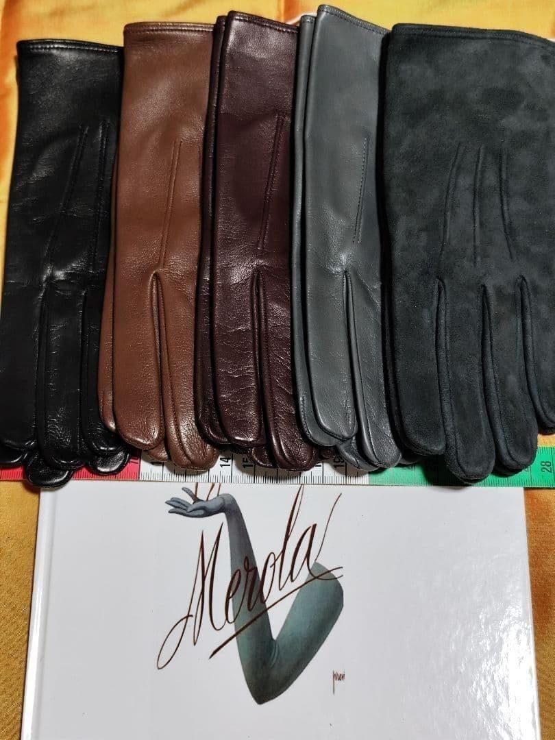 今季 メローラ ナッパボルドー ライニングなし グローブ 革手袋 MEROLA