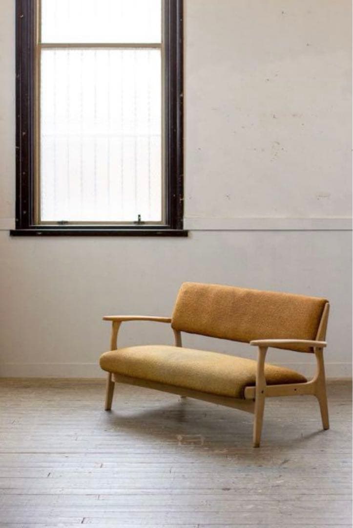 2 Seater FabricSofaヴィンテージソファ２人掛け