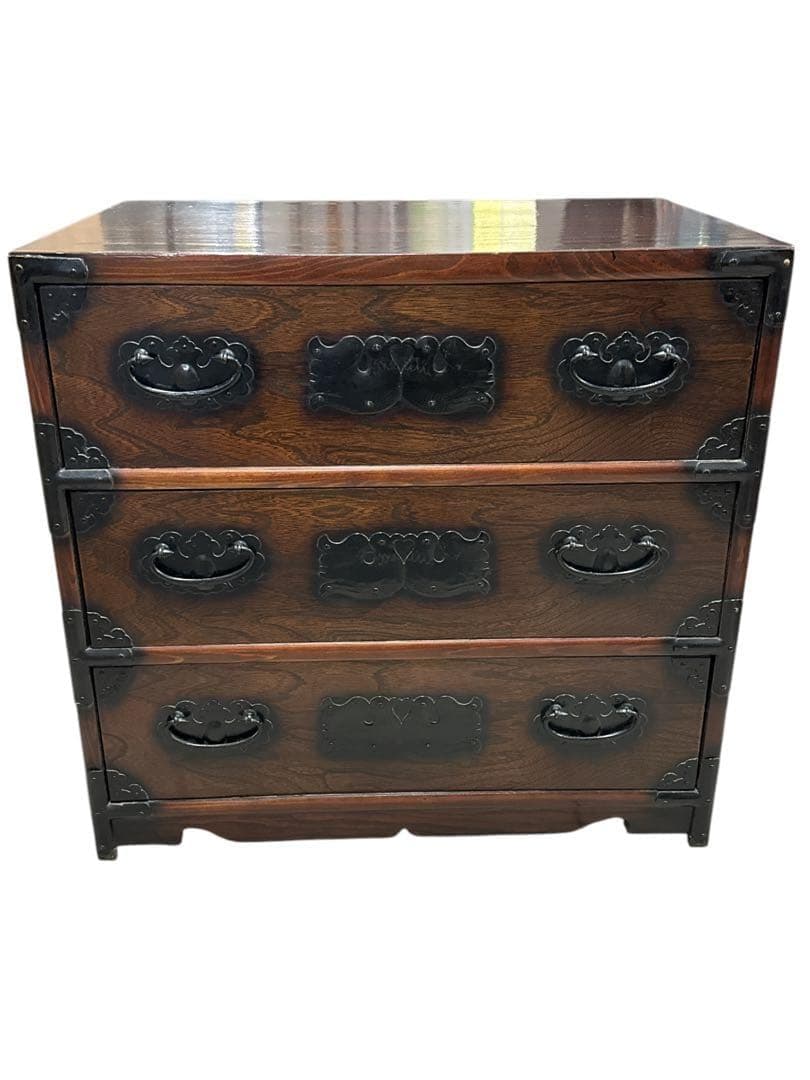 李朝家具　チェスト　バンダジ　韓国　ヴィンテージ　アンティーク　骨董　タンス