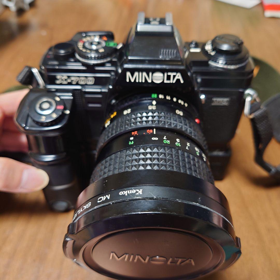 MINOLTA X-700 一眼レフカメラ ジャンク レンズ モータードライブ