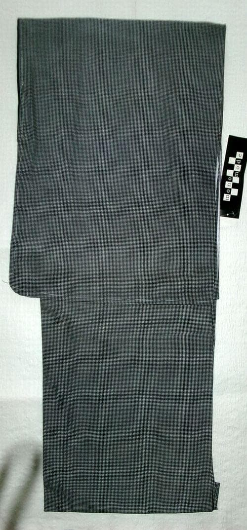 袷洗える着物　TLサイズ　細かい市松柄