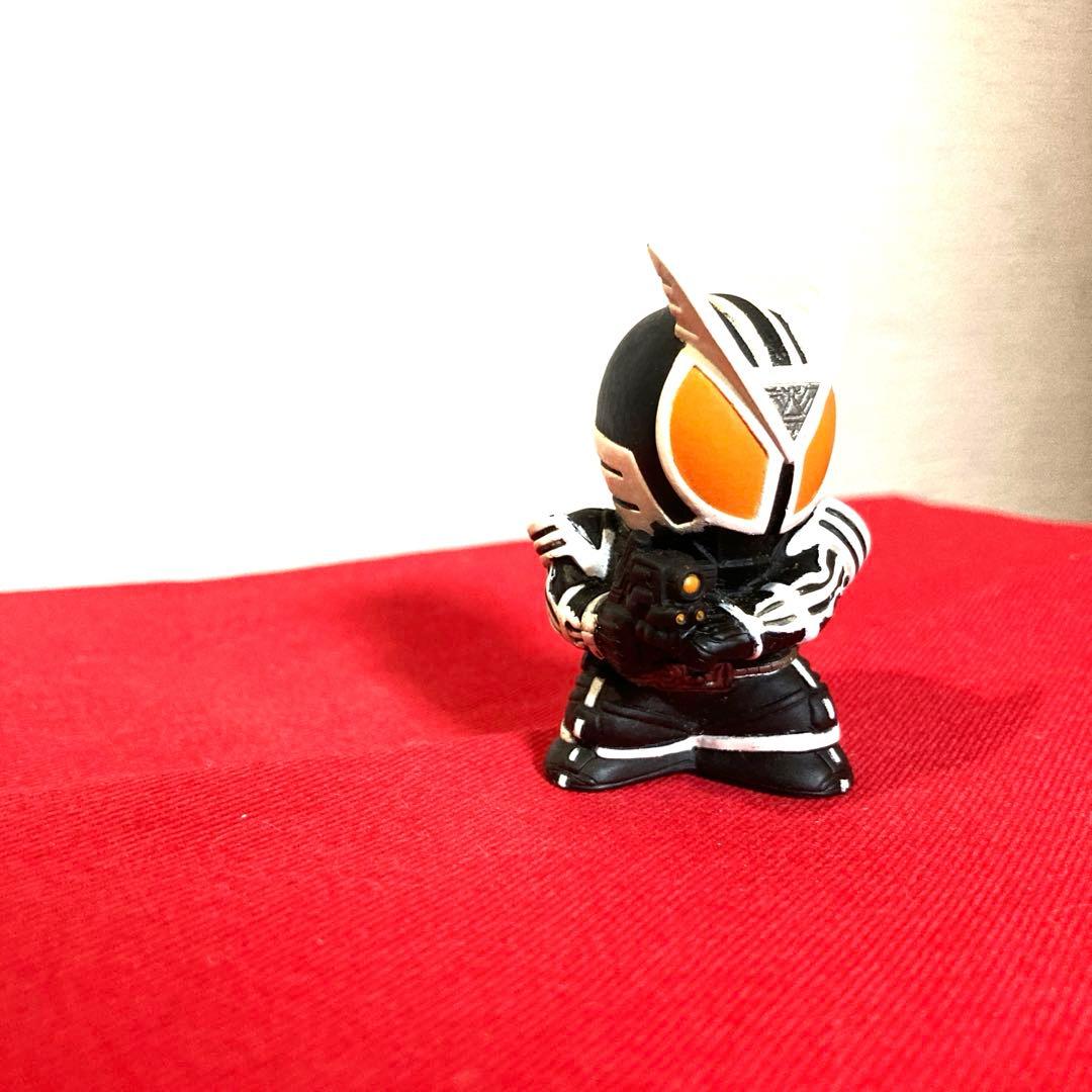 仮面ライダーデルタ 三原 北崎 フィギュア 当時物 SHF 真骨彫 希少 白黒