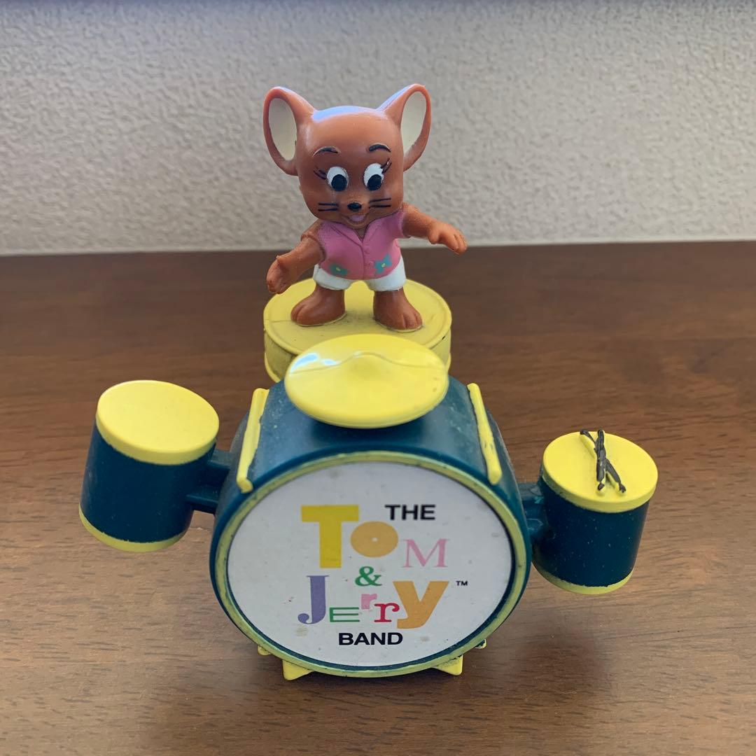 トムとジェリー フィギュアとドラムセット　ビンテージ