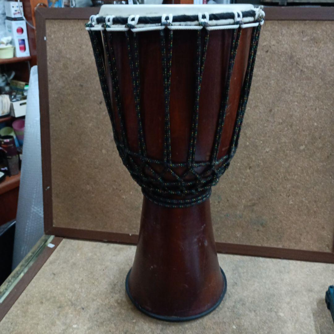 S*i様 ３６８６）民族楽器 ジャンベ 打楽器 太鼓 高さ６０．５cm