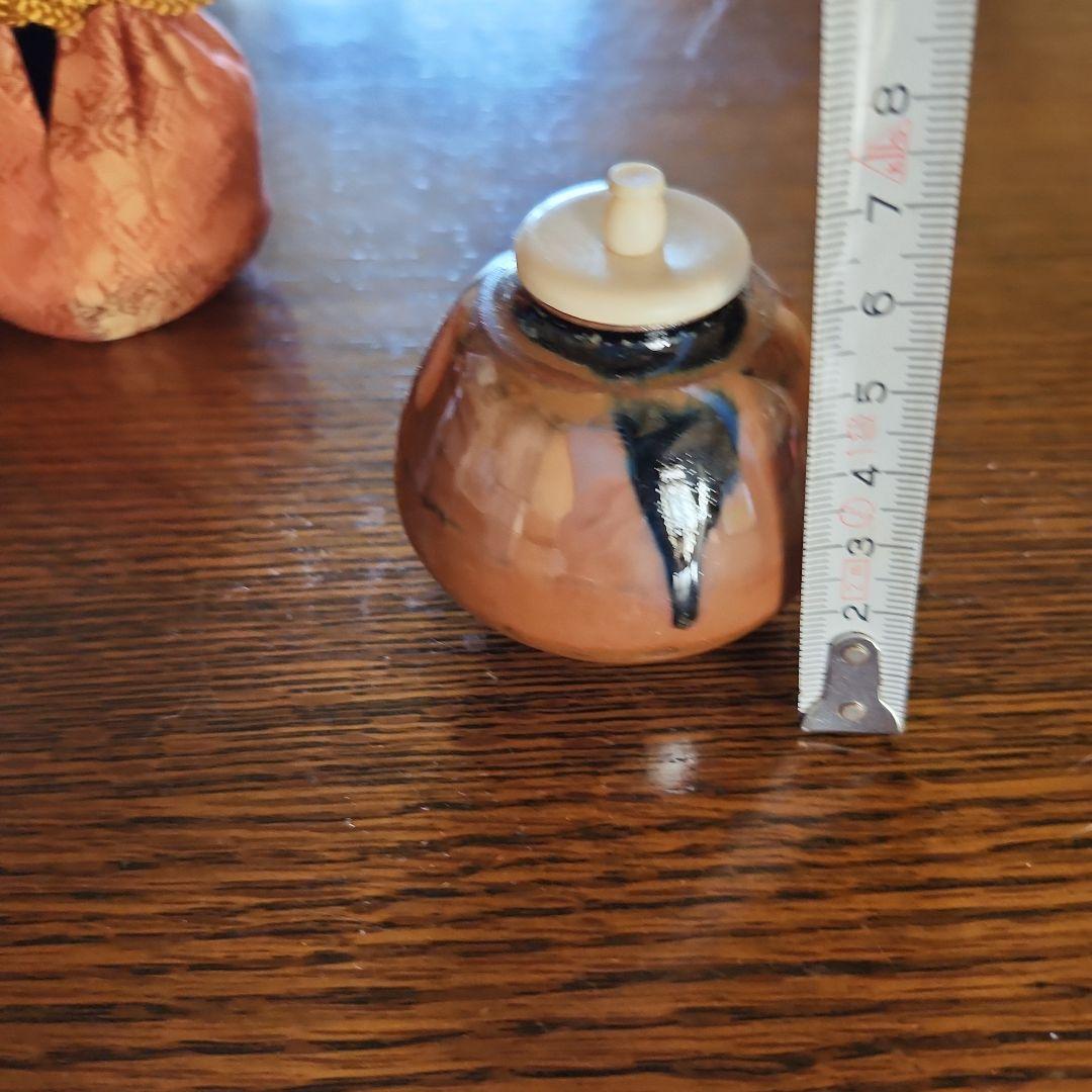 茶道具 　高取焼　茄子茶入　高取喜恵作