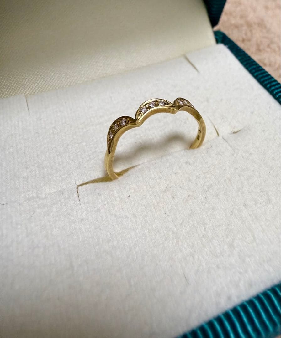 限定値下げ　BIZOUX ゴールド YG リング ダイヤモンド 10号