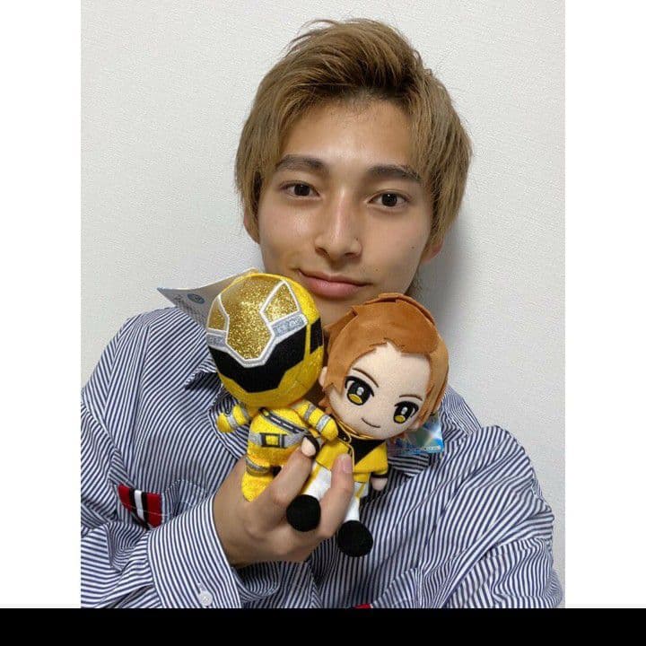 木原瑠生【魔進戦隊キラメイジャー】射水為朝 キラメイイエロー ぬいぐるみ セット