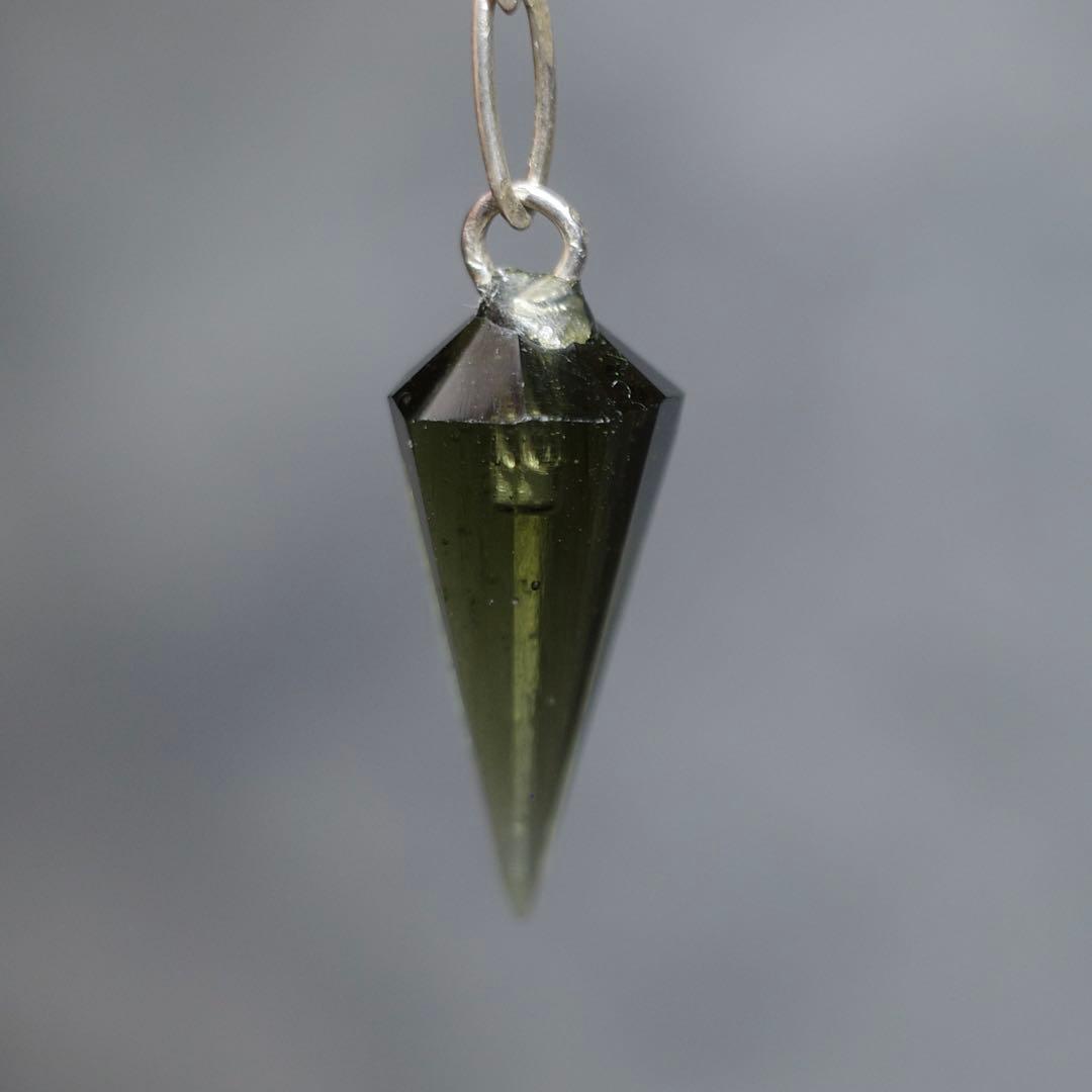 モルダバイト ペンデュラム 鑑別書付き