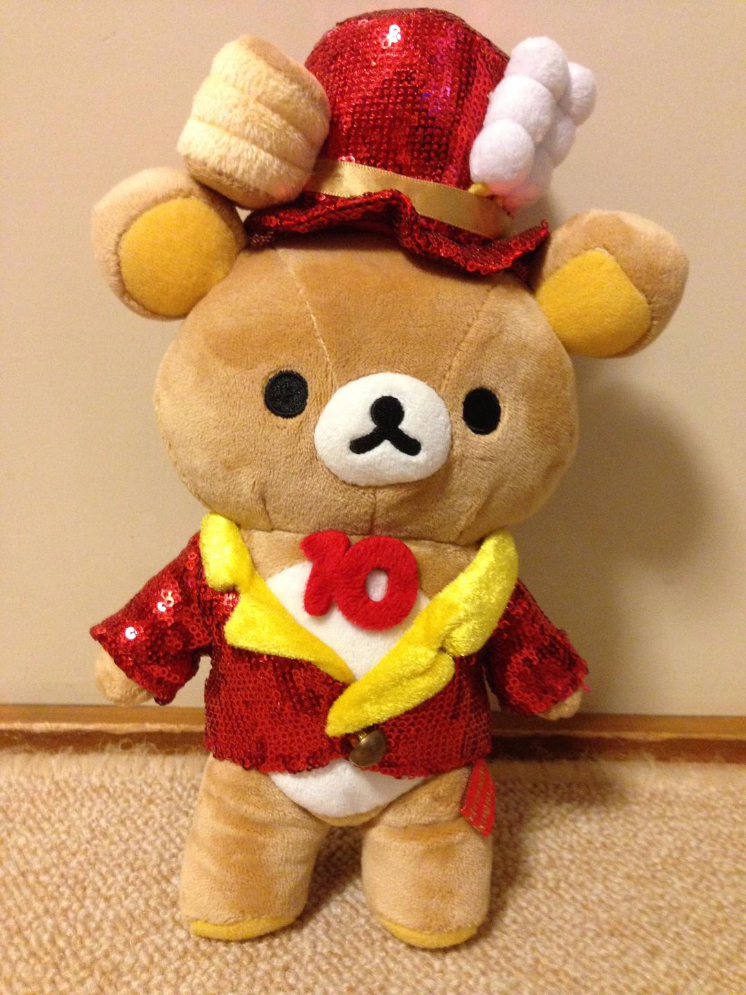 リラックマ10周年記念♪タキシード♪リラックマ＆コリラックマ＆黄色い鳥ちゃん