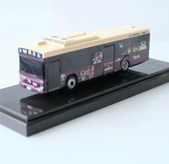 トムとジェリー×阪急電車「ラッピングバス1/80ディスプレイモデル（千里）」