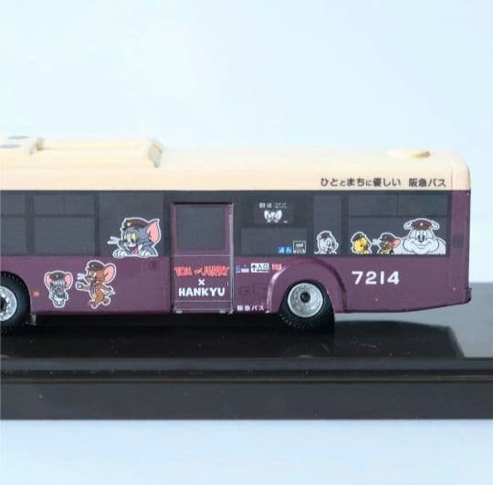 トムとジェリー×阪急電車「ラッピングバス1/80ディスプレイモデル（千里）」