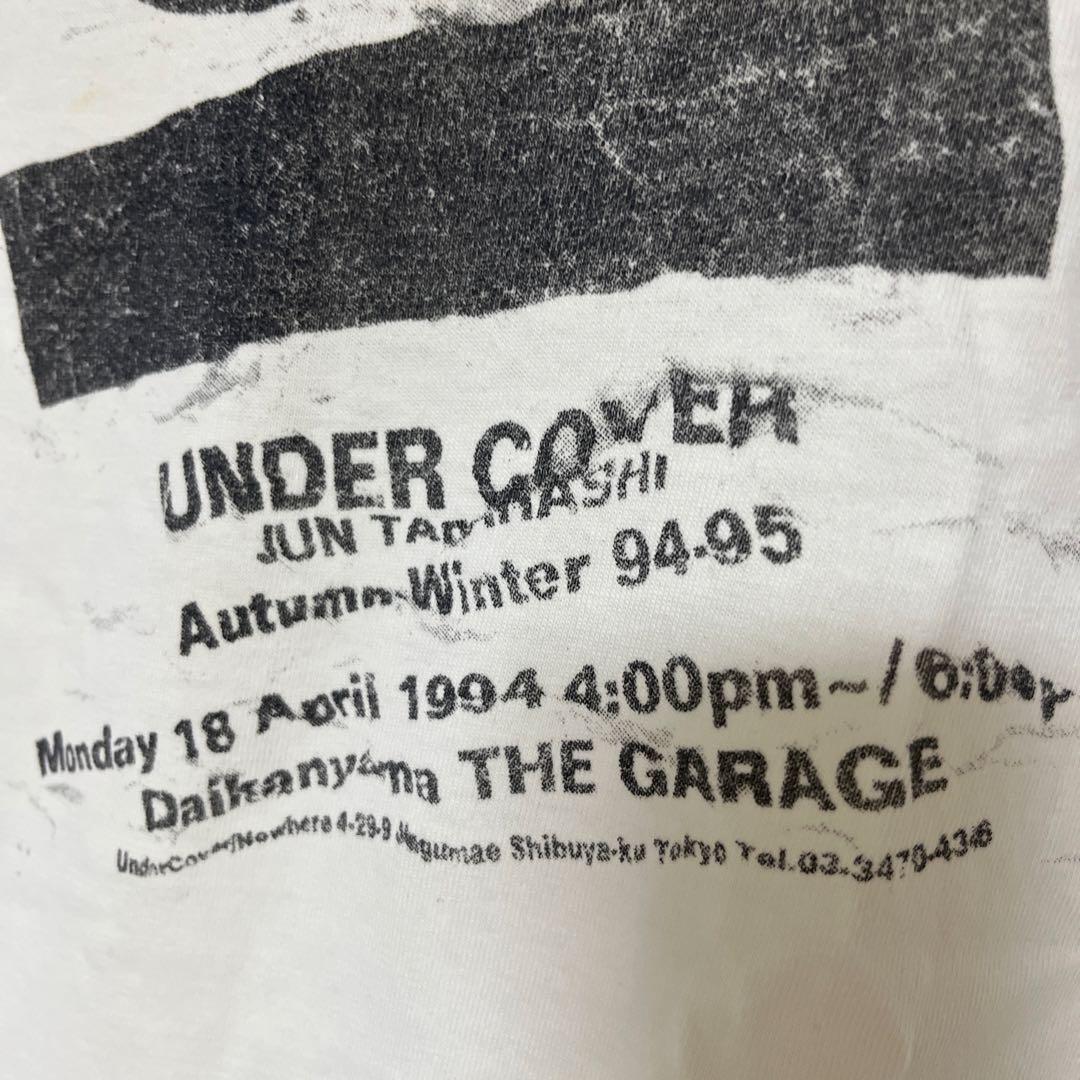 初期　UNDER COVER フライヤー thunderシャツ　手刷プリント