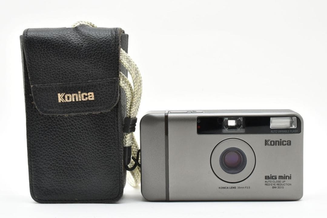 【ケース付き】 Konica コニカ BM-301S コンパクト フィルムカメラ