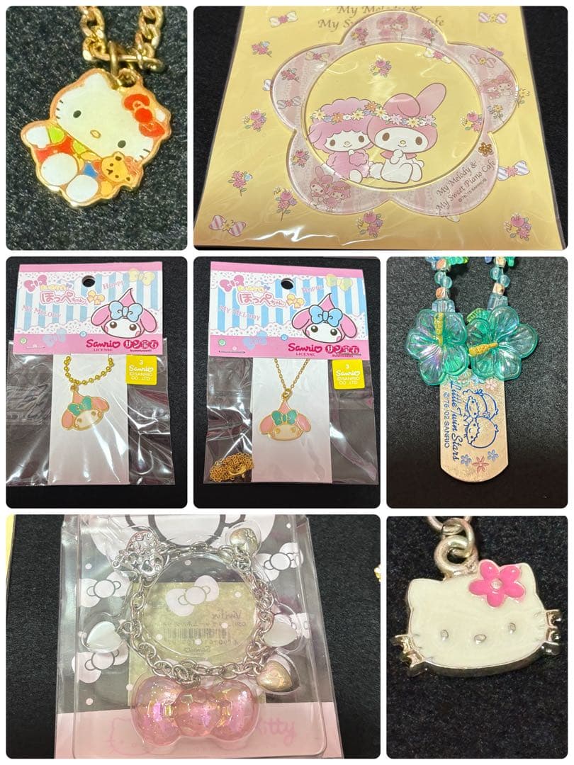 【コレクター放出／一点物】サンリオ平成レトロアクセ大量まとめ売り 当時物